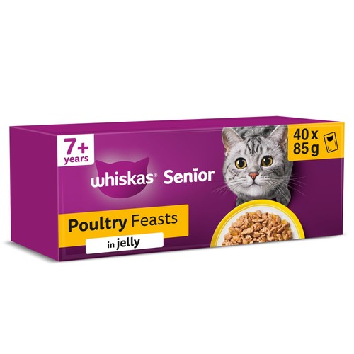 Senior wet cat food jelly - food,
